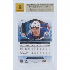 Zach Hyman Edmonton Oilers Autographed 2023-24 Upper Deck Artifacts Ruby #84 #/499 Beckett Fanatics Witnessed Authenticated 9.5/10 Card