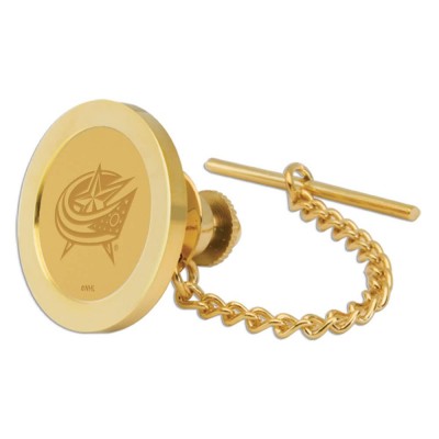 Jardine Columbus Blue Jackets Gold-Plated Tie Tack/Lapel Pin