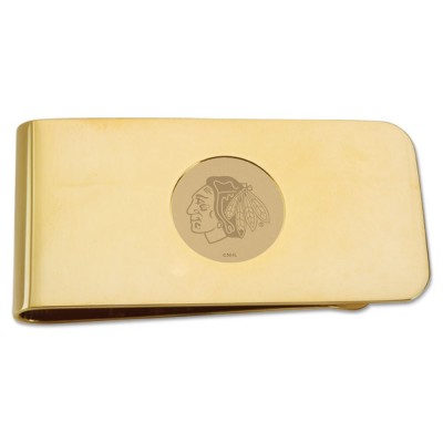 Jardine Chicago Blackhawks Gold-Plated Money Clip