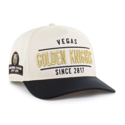 Бейсболка Vegas Golden Knights 47 Cream/Black Expansion Debut Two-Tone Hitch