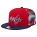 Бейсболка Washington Capitals New Era Red/Navy Camo Meshback 9FIFTY