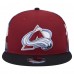 Бейсболка Colorado Avalanche New Era Burgundy/Black Camo Meshback 9FIFTY Snapback