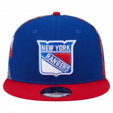 Бейсболка New York Rangers New Era Blue/Red Camo Meshback 9FIFTY Snapback Бейсболка New York Rangers New Era Blue/Red Camo Meshback 9FIFTY Snapback