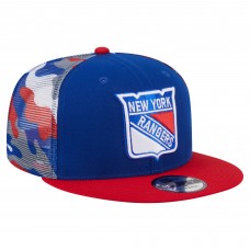 Бейсболка New York Rangers New Era Blue/Red Camo Meshback 9FIFTY Snapback Бейсболка New York Rangers New Era Blue/Red Camo Meshback 9FIFTY Snapback
