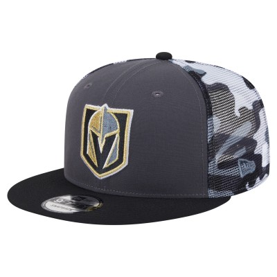 Бейсболка Vegas Golden Knights New Era Gray/Black Camo Meshback 9FIFTY