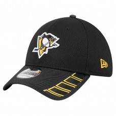 Бейсболка Pittsburgh Penguins New Era Black Visor Hit 39THIRTY