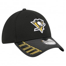 Бейсболка Pittsburgh Penguins New Era Black Visor Hit 39THIRTY