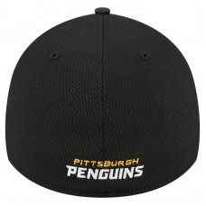 Бейсболка Pittsburgh Penguins New Era Black Visor Hit 39THIRTY