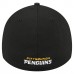 Бейсболка Pittsburgh Penguins New Era Black Visor Hit 39THIRTY