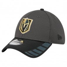 Бейсболка Vegas Golden Knights New Era Gray Visor Hit 39THIRTY