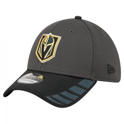 Бейсболка Vegas Golden Knights New Era Gray Visor Hit 39THIRTY