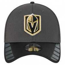 Бейсболка Vegas Golden Knights New Era Gray Visor Hit 39THIRTY