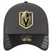 Бейсболка Vegas Golden Knights New Era Gray Visor Hit 39THIRTY
