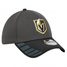 Бейсболка Vegas Golden Knights New Era Gray Visor Hit 39THIRTY