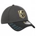 Бейсболка Vegas Golden Knights New Era Gray Visor Hit 39THIRTY