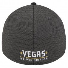 Бейсболка Vegas Golden Knights New Era Gray Visor Hit 39THIRTY