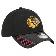 Бейсболка Chicago Blackhawks New Era Black Visor Hit 39THIRTY Бейсболка Chicago Blackhawks New Era Black Visor Hit 39THIRTY