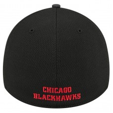 Бейсболка Chicago Blackhawks New Era Black Visor Hit 39THIRTY Бейсболка Chicago Blackhawks New Era Black Visor Hit 39THIRTY