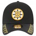 Бейсболка Boston Bruins New Era Black Visor Hit 39THIRTY