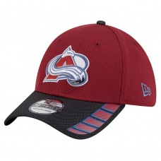 Бейсболка Colorado Avalanche New Era Burgundy Visor Hit 39THIRTY