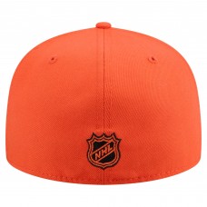 Бейсболка Anaheim Ducks New Era Orange Oversized Vintage Arch 59Fifty