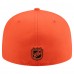Бейсболка Anaheim Ducks New Era Orange Oversized Vintage Arch 59Fifty