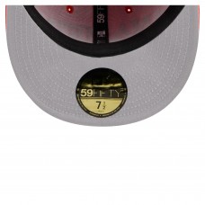 Бейсболка Anaheim Ducks New Era Orange Oversized Vintage Arch 59Fifty