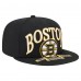 Бейсболка Boston Bruins New Era Black Oversized Vintage Arch 59Fifty