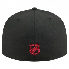 Бейсболка Chicago Blackhawks New Era Black Oversized Vintage Arch 59Fifty Бейсболка Chicago Blackhawks New Era Black Oversized Vintage Arch 59Fifty