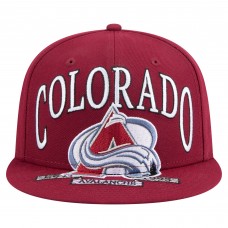 Бейсболка Colorado Avalanche New Era Burgundy Oversized Vintage Arch 59Fifty