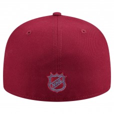 Бейсболка Colorado Avalanche New Era Burgundy Oversized Vintage Arch 59Fifty