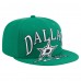 Бейсболка Dallas Stars New Era Kelly Green Oversized Vintage Arch 59Fifty