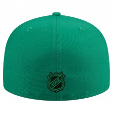 Бейсболка Dallas Stars New Era Kelly Green Oversized Vintage Arch 59Fifty