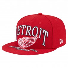 Бейсболка Detroit Red Wings New Era Red Oversized Vintage Arch 59Fifty Бейсболка Detroit Red Wings New Era Red Oversized Vintage Arch 59Fifty