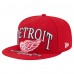 Бейсболка Detroit Red Wings New Era Red Oversized Vintage Arch 59Fifty