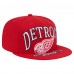 Бейсболка Detroit Red Wings New Era Red Oversized Vintage Arch 59Fifty