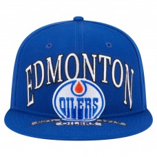 Бейсболка Edmonton Oilers New Era Royal Oversized Vintage Arch 59Fifty