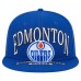 Бейсболка Edmonton Oilers New Era Royal Oversized Vintage Arch 59Fifty