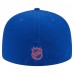 Бейсболка Edmonton Oilers New Era Royal Oversized Vintage Arch 59Fifty