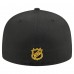 Бейсболка Pittsburgh Penguins New Era Black Oversized Vintage Arch 59Fifty
