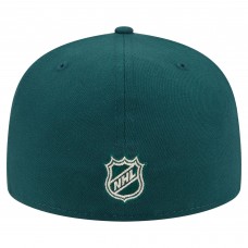 Бейсболка Minnesota Wild New Era Green Oversized Vintage Arch 59Fifty