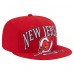 Бейсболка New Jersey Devils New Era Red Oversized Vintage Arch 59Fifty