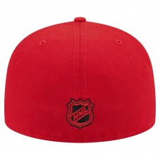 Бейсболка New Jersey Devils New Era Red Oversized Vintage Arch 59Fifty
