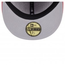Бейсболка New Jersey Devils New Era Red Oversized Vintage Arch 59Fifty
