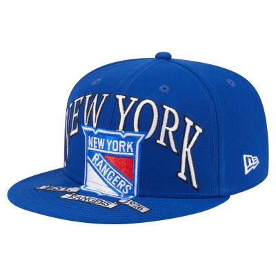 Бейсболка New York Rangers New Era Blue Oversized Vintage Arch 59Fifty