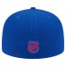 Бейсболка New York Rangers New Era Blue Oversized Vintage Arch 59Fifty