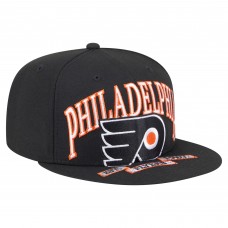 Бейсболка Philadelphia Flyers New Era Black Oversized Vintage Arch 59Fifty