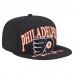 Бейсболка Philadelphia Flyers New Era Black Oversized Vintage Arch 59Fifty