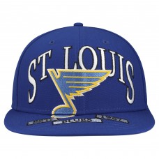 Бейсболка St. Louis Blues New Era Blue Oversized Vintage Arch 59Fifty