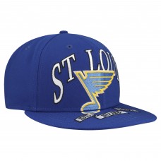 Бейсболка St. Louis Blues New Era Blue Oversized Vintage Arch 59Fifty